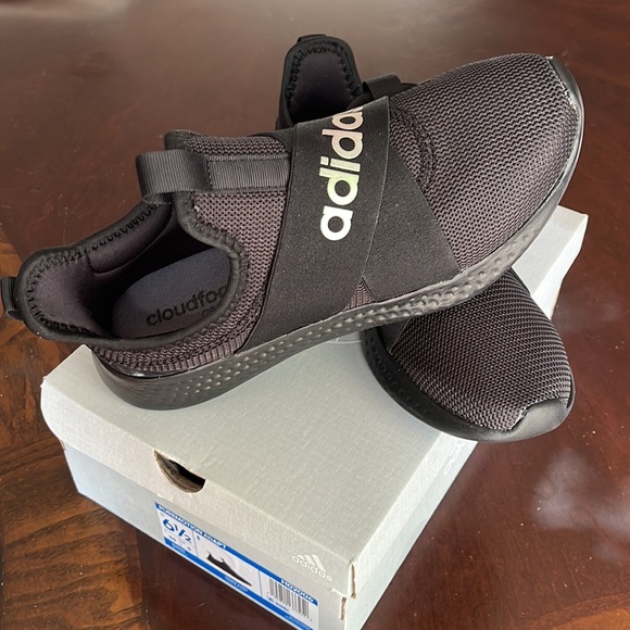 Adidas Women's running shoes puremotion Adapt slip-on size 6.5 color black - Picture 5 of 8